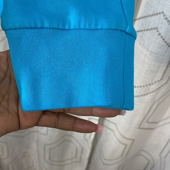 NWOT Women’s L PINK By Victoria Secret Sweatpants Logo on Leg Drawstring Pockets - Picture 7 of 11